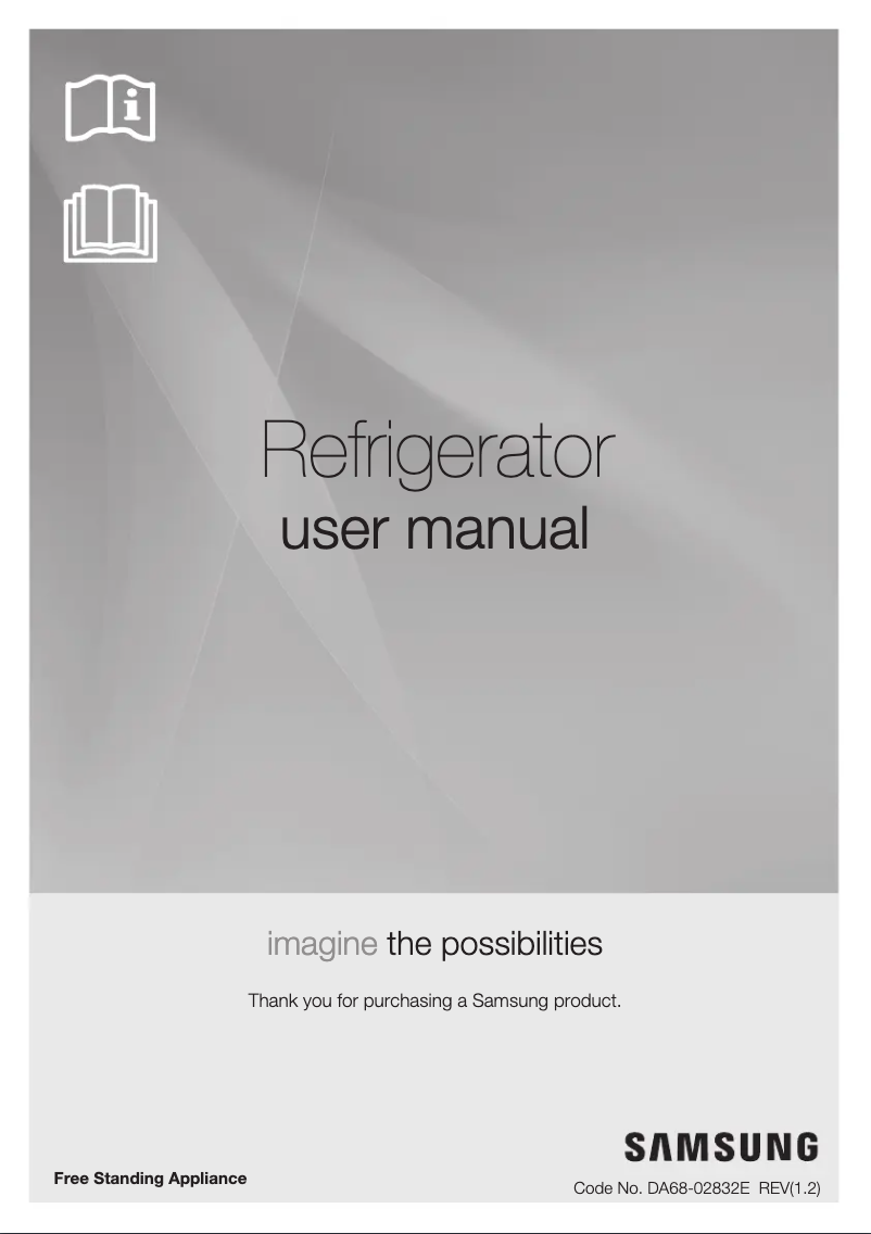 Page n°1 - Manuel utilisateur Samsung RT40FARPDWW