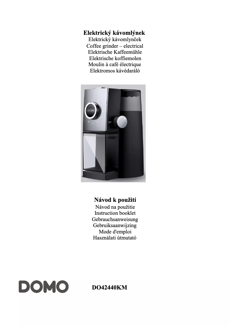 Page n°1 - Manuel utilisateur Domo DO42440KM