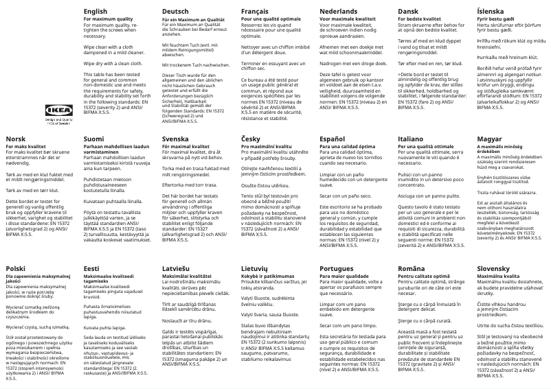 Image de la première page du manuel de l'appareil MITTZON 405.279.48