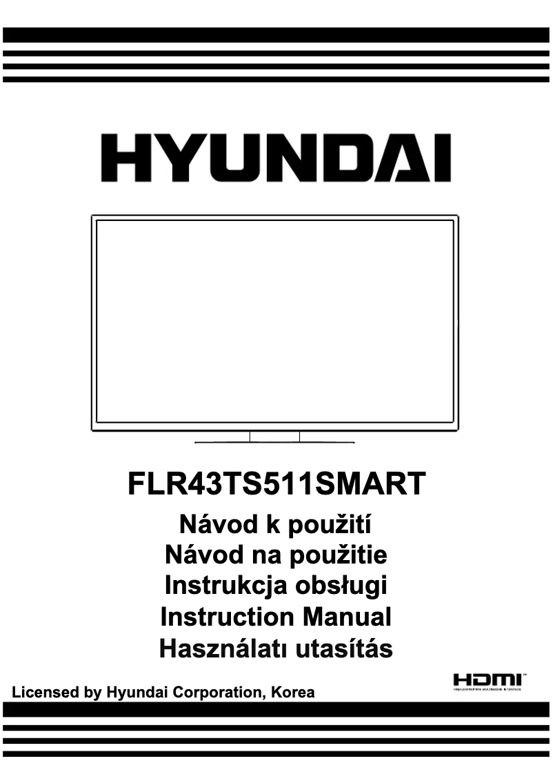 Page 1 de la notice Manuel utilisateur Hyundai FLR43TS511SMART