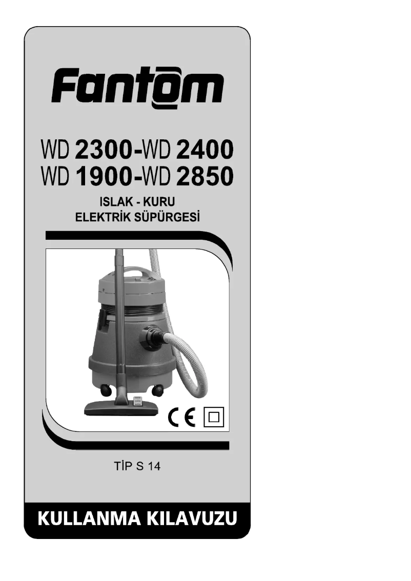 Page n°1 - Manuel utilisateur Fantom WD 1900