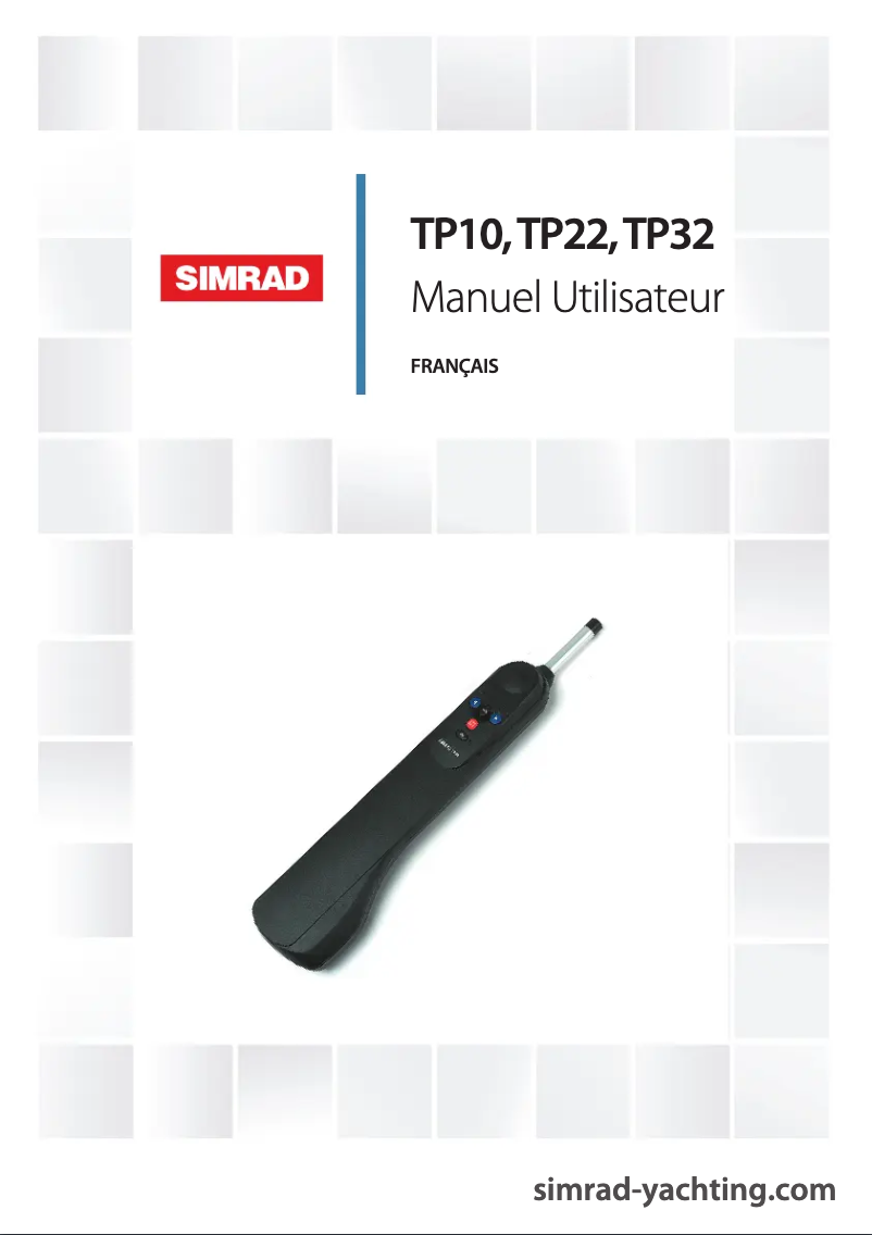 Page n°1 - Manuel utilisateur Simrad TP10