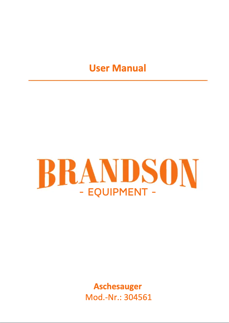 Page 1 de la notice Manuel utilisateur Brandson 304561