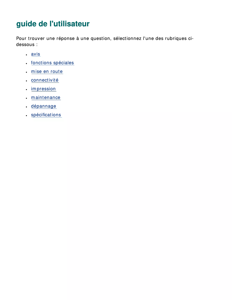 Image de la première page du manuel de l'appareil Deskjet 5650