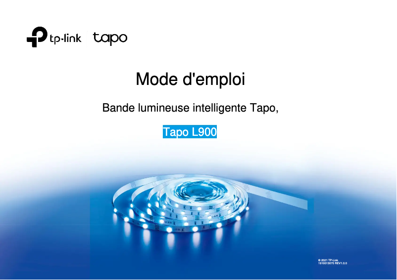 Página 1 del manual Guía de instalación TP-Link Tapo L900-5