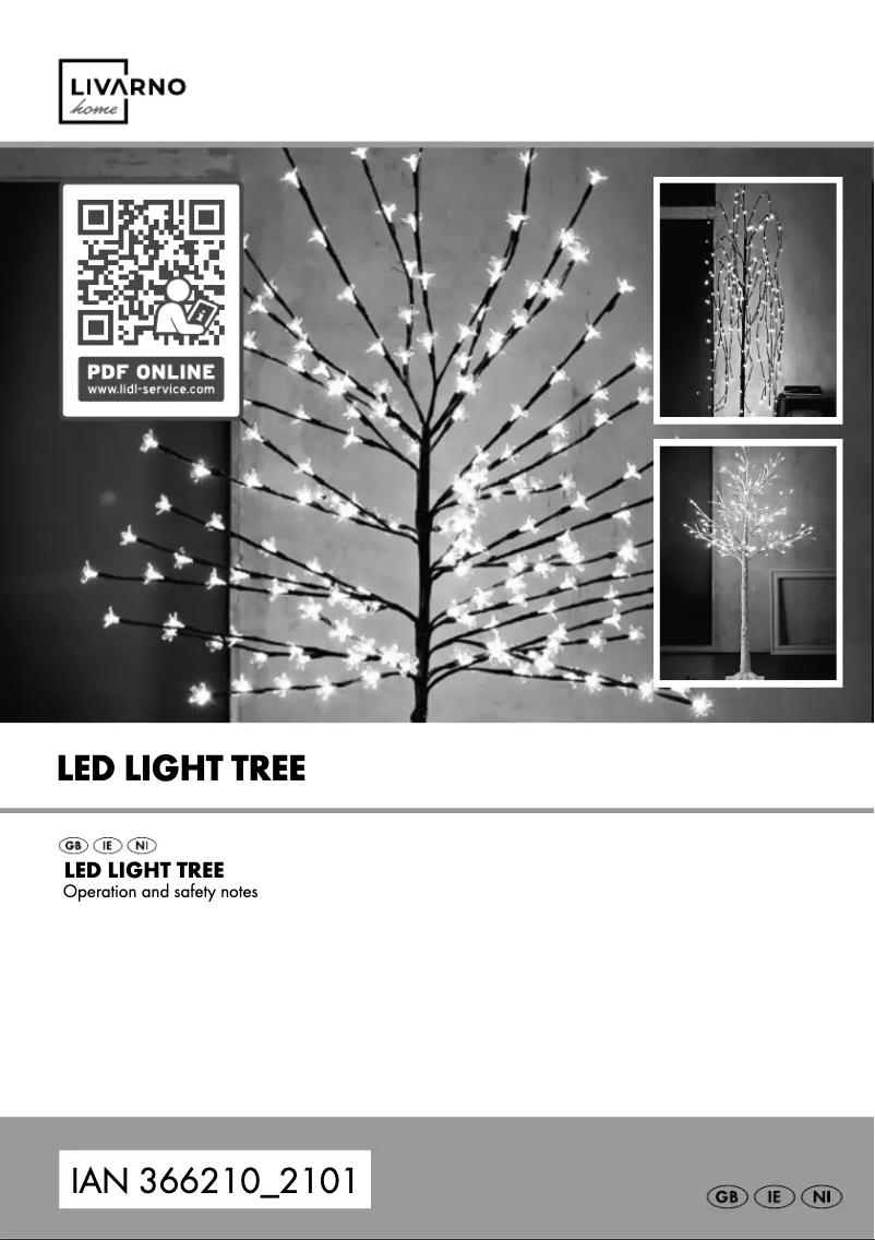 Page 1 de la notice Manuel utilisateur Livarno Lux IAN 366210