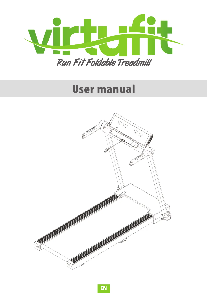 Image de la première page du manuel de l'appareil Run Fit Foldable