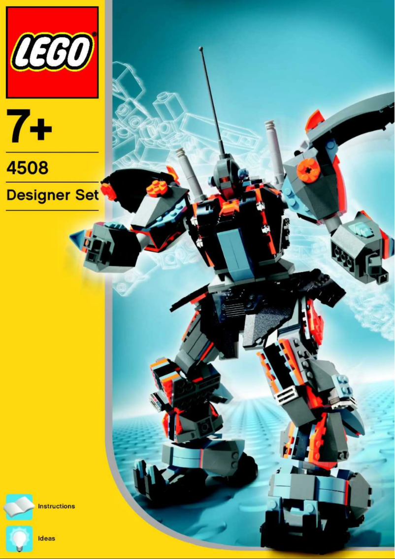 Page n°1 - Manuel utilisateur Lego Creator 4508