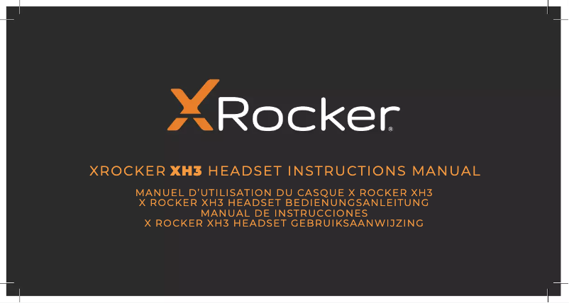 Page 1 de la notice Manuel utilisateur X Rocker XH3