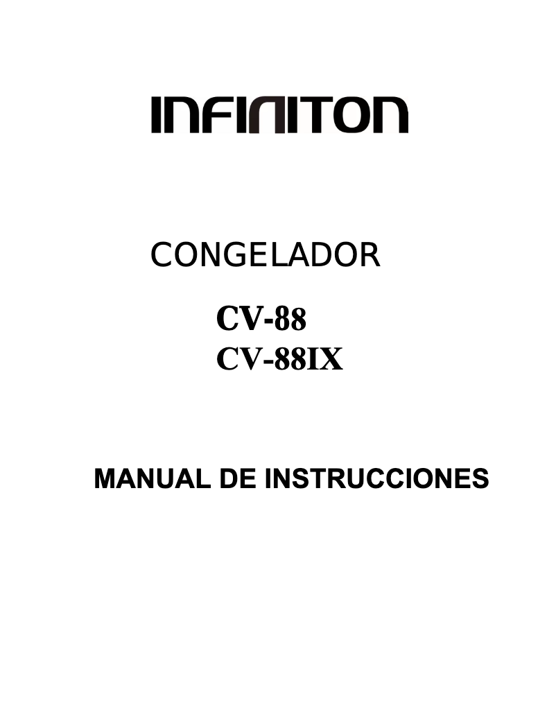 Image de la première page du manuel de l'appareil CV-88IX