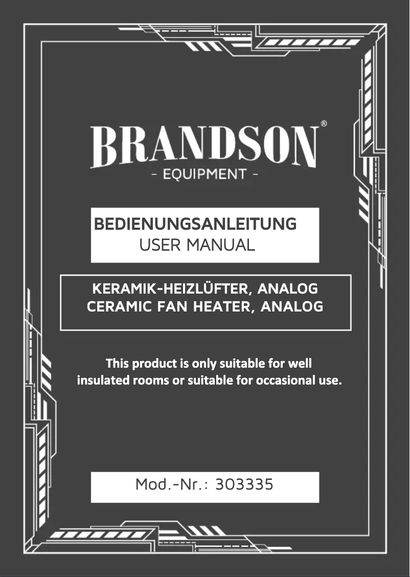 Página 1 del manual Manual de usuario Brandson 303335