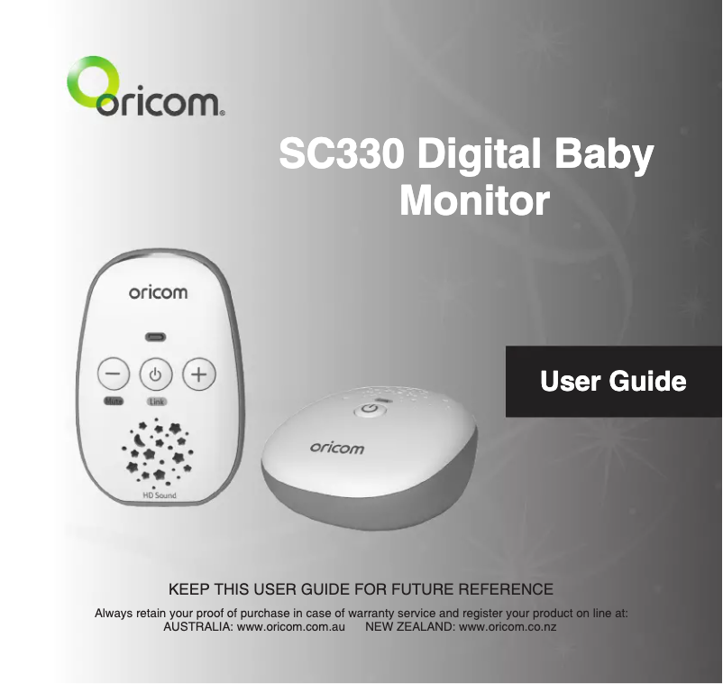 Page n°1 - Manuel utilisateur Oricom Secure 330