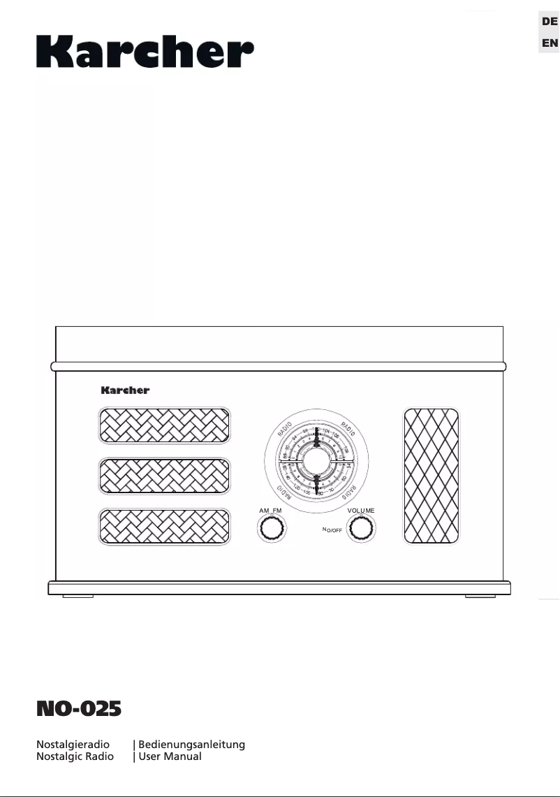 Image de la première page du manuel de l'appareil NO-025