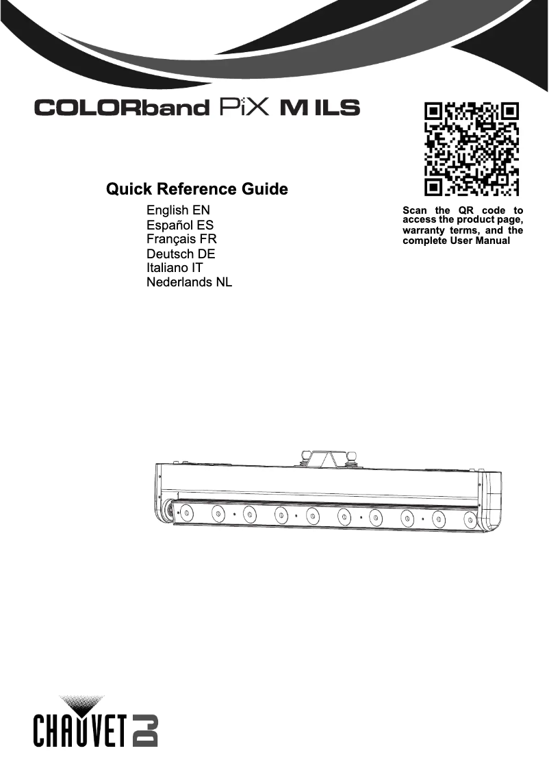 Image de la première page du manuel de l'appareil COLORband PiX M ILS