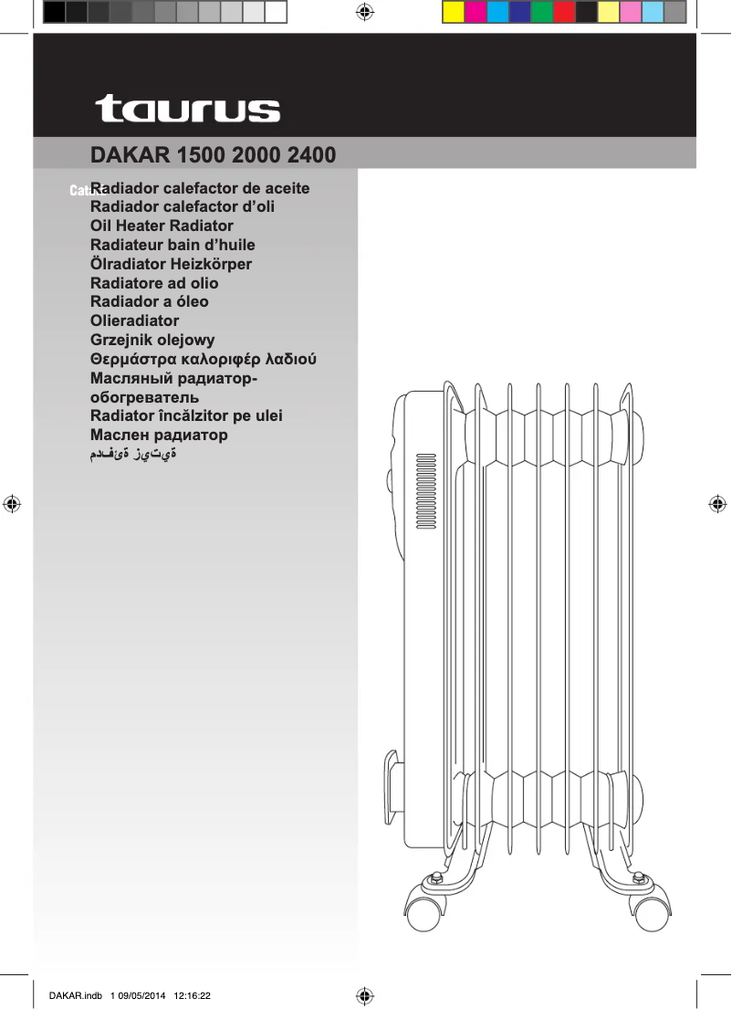 Page n°1 - Manuel utilisateur Taurus Dakar 2400
