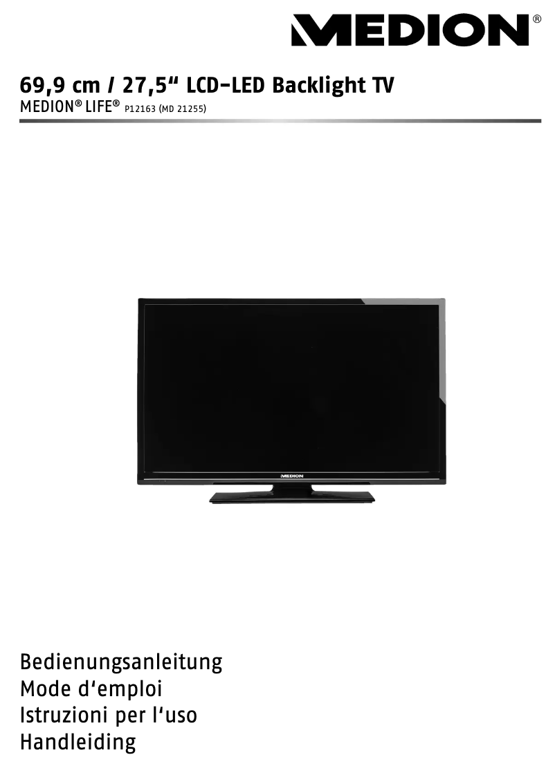 Page 1 de la notice Manuel utilisateur Medion MD 21255 LIFE P12163