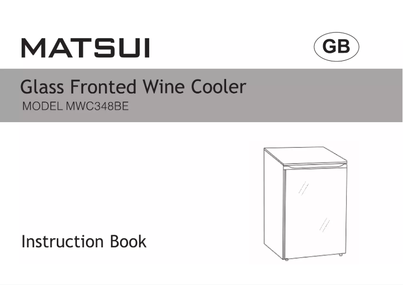 Página 1 del manual Manual de usuario Matsui MWC348BE
