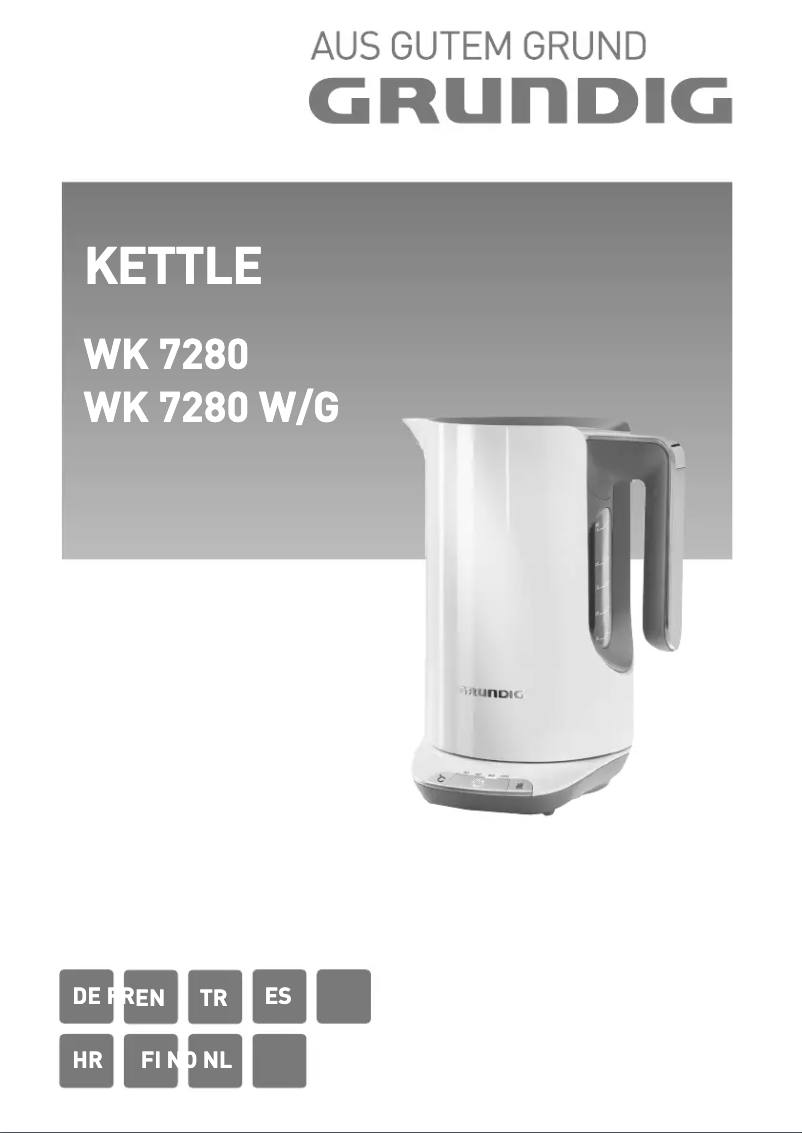 Page n°1 - Manuel utilisateur Grundig WK 7280 W