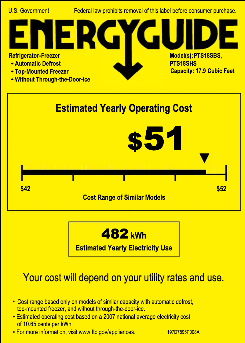 Imagen de la primera página del manual del dispositivo Profile PTS18SBSSS