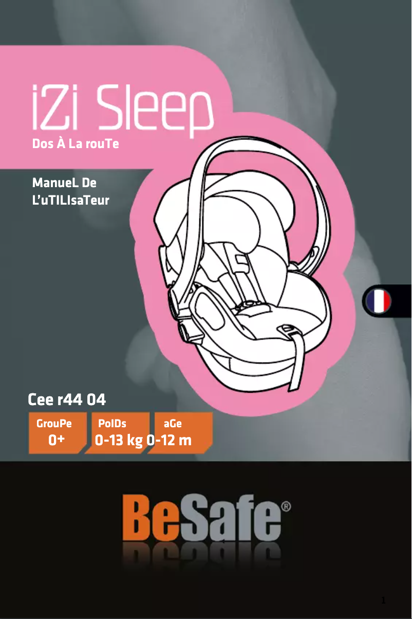 Page 1 de la notice Manuel utilisateur BeSafe iZi Sleep
