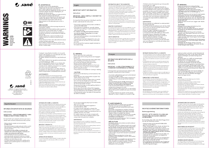 Imagen de la primera página del manual del dispositivo Rocket Sport