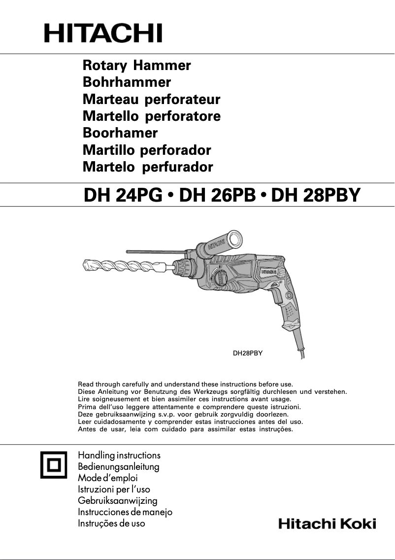 Page n°1 - Manuel utilisateur Hitachi DH24PG(LA)