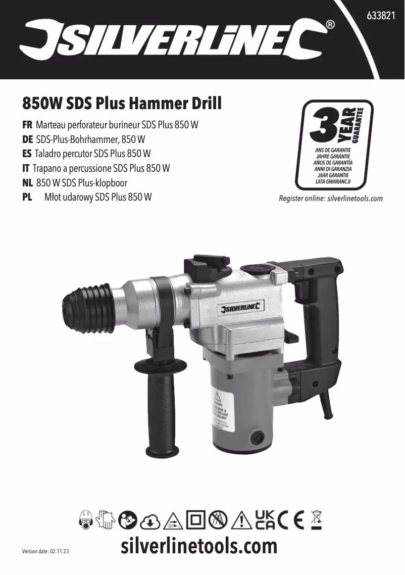 Page 1 of the manual User Manual Silverline 633821