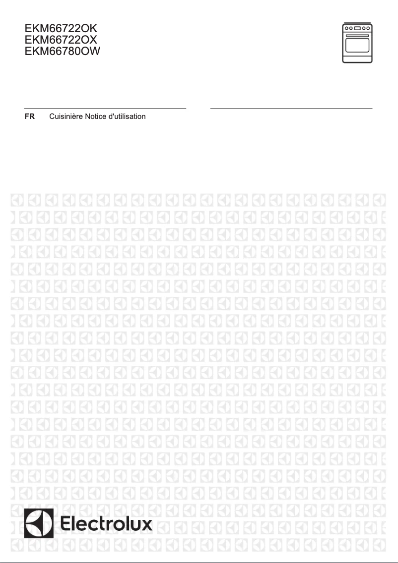 Page 1 de la notice Manuel utilisateur Electrolux EKM66780OW