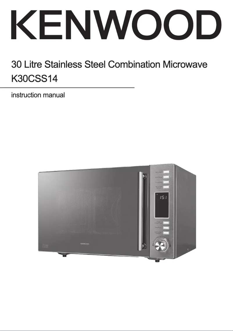 Page 1 de la notice Manuel utilisateur Kenwood K30CSS14