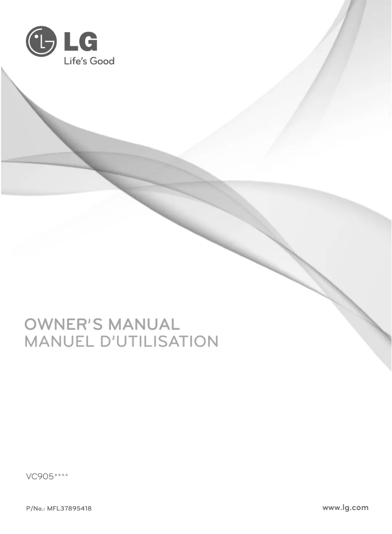 Página 1 del manual Manual de usuario LG VC9050V