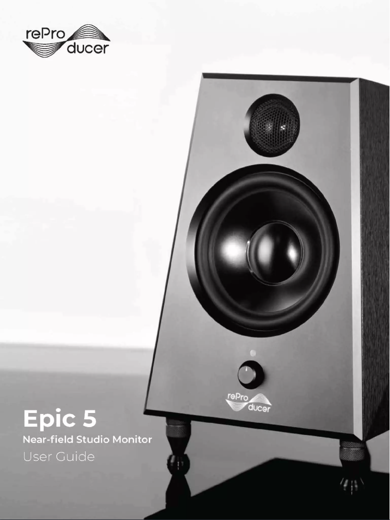 Página 1 del manual Manual de usuario reProducer Epic 5