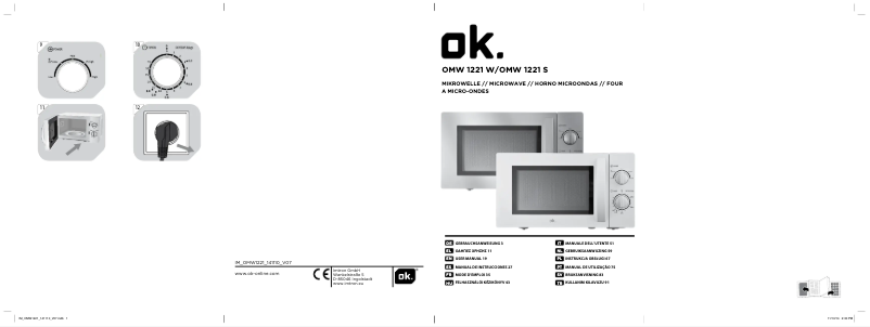 Page 1 de la notice Manuel utilisateur OK OMW 1221 S W