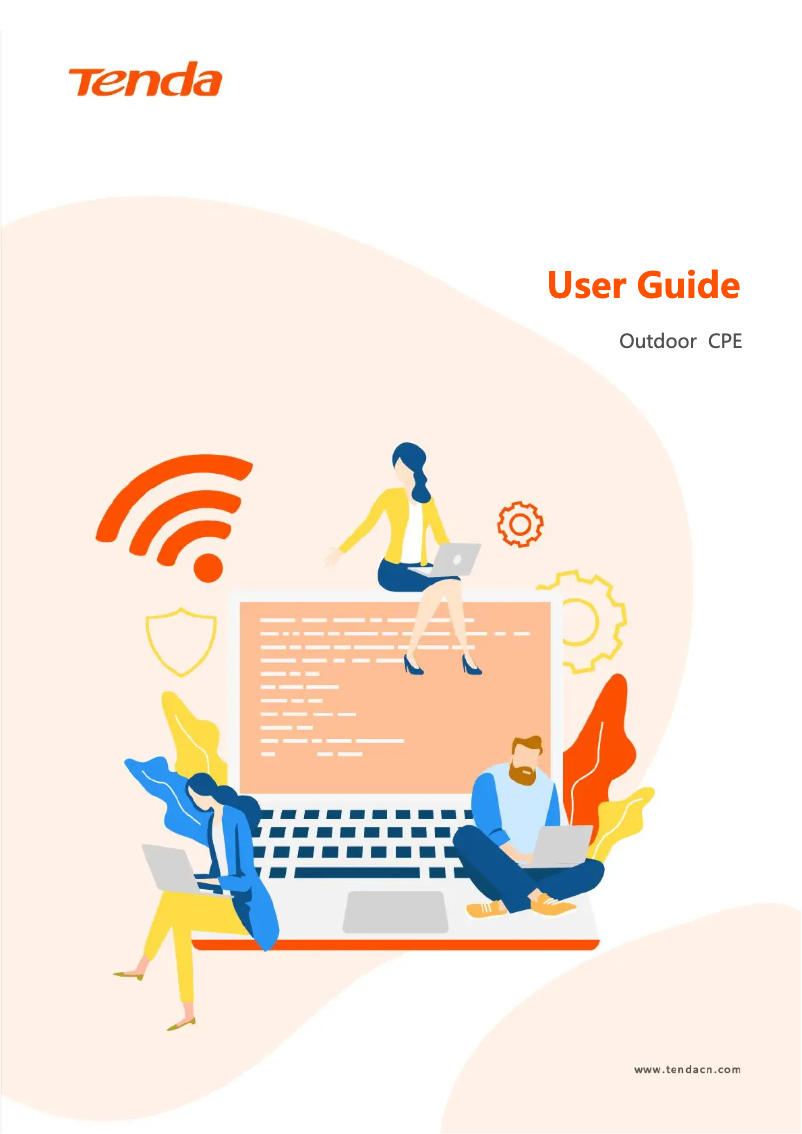 Page 1 de la notice Manuel utilisateur Tenda O4