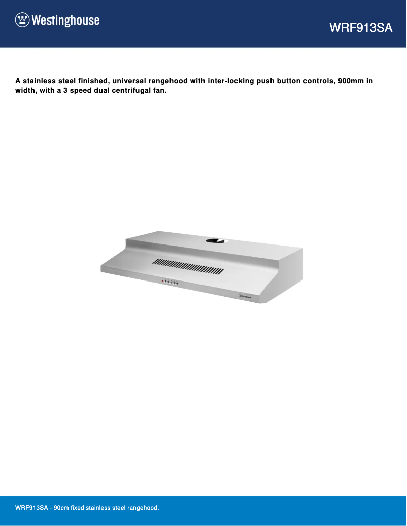 Image de la première page du manuel de l'appareil WRF913SA