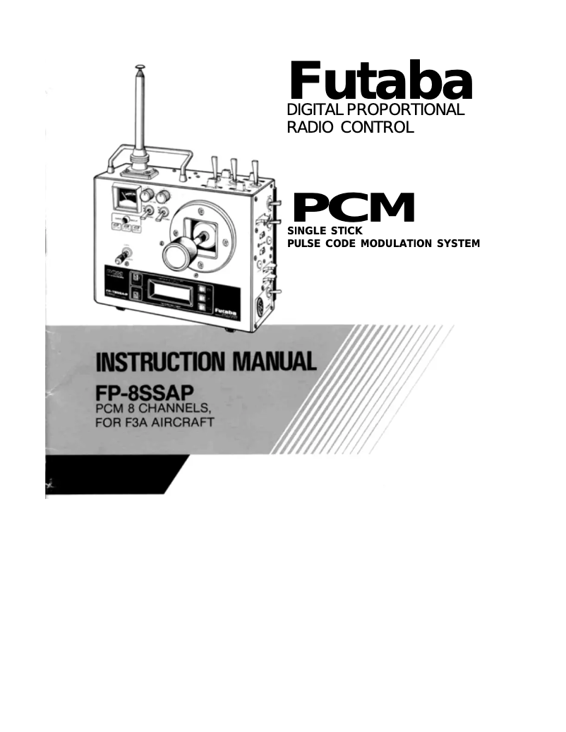 Page 1 de la notice Manuel utilisateur Futaba FP8SSAP