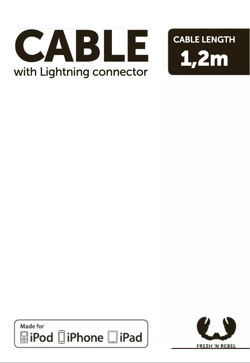 Page 1 de la notice Manuel utilisateur Fresh 'n Rebel 2LC120PU