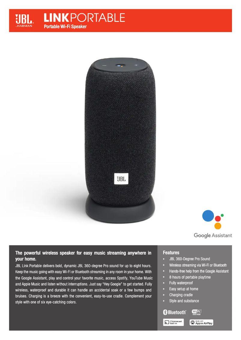 Image de la première page du manuel de l'appareil Link Portable