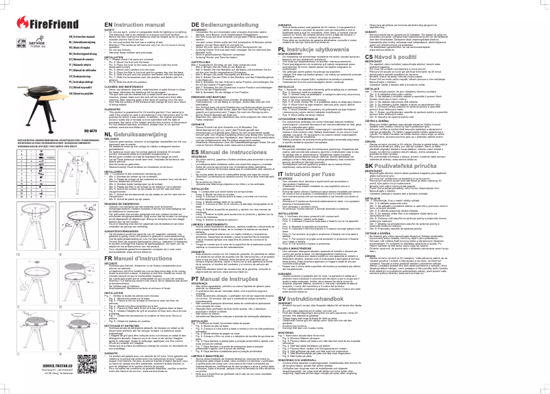 Page 1 de la notice Manuel utilisateur FireFriend BQ-6870