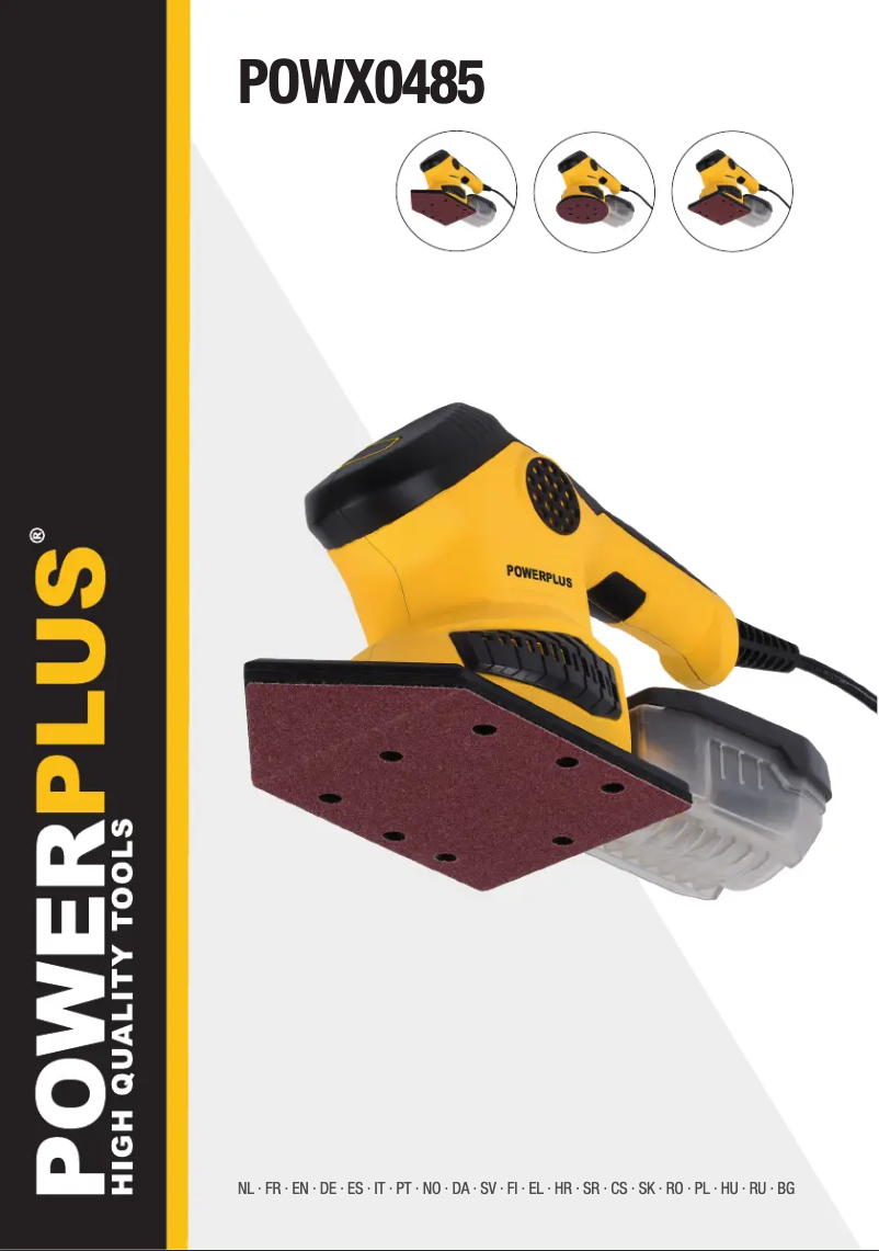 Page 1 de la notice Manuel utilisateur PowerPlus POWX0485