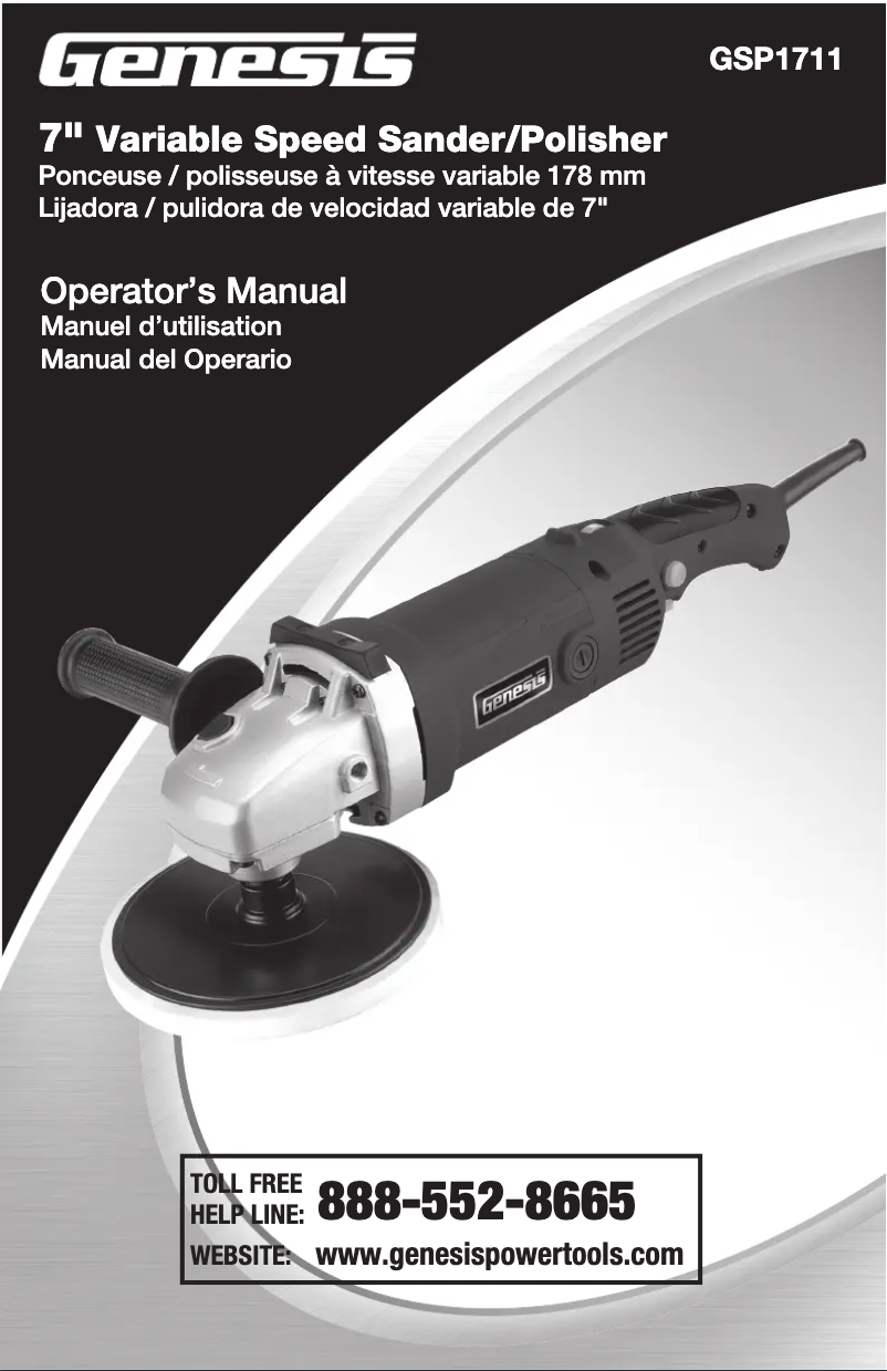 Página 1 del manual Manual de usuario Genesis GSP1711