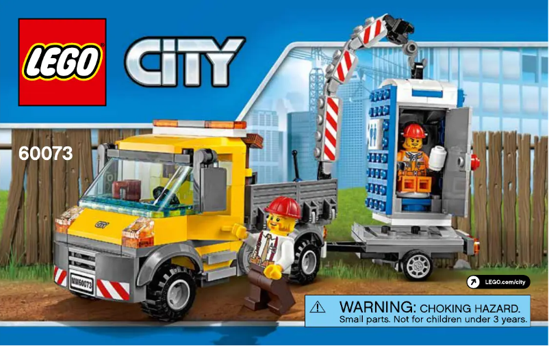 Page 1 de la notice Manuel utilisateur Lego City 60073
