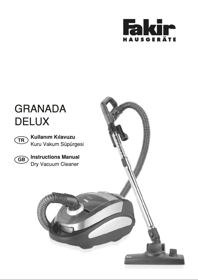 Page 1 de la notice Manuel utilisateur Fakir Granada Delux