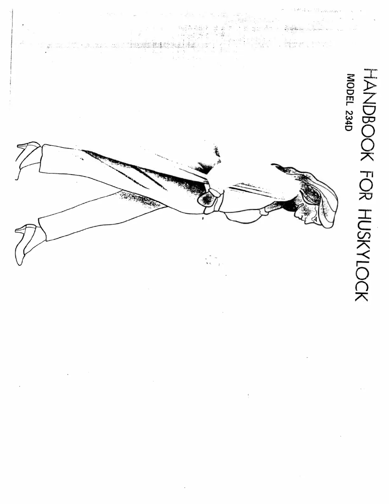 Page n°1 - Manuel utilisateur Husqvarna Huskylock 234D