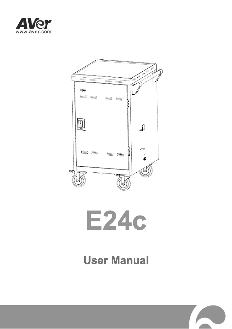 Page 1 de la notice Manuel utilisateur AVer E24c+