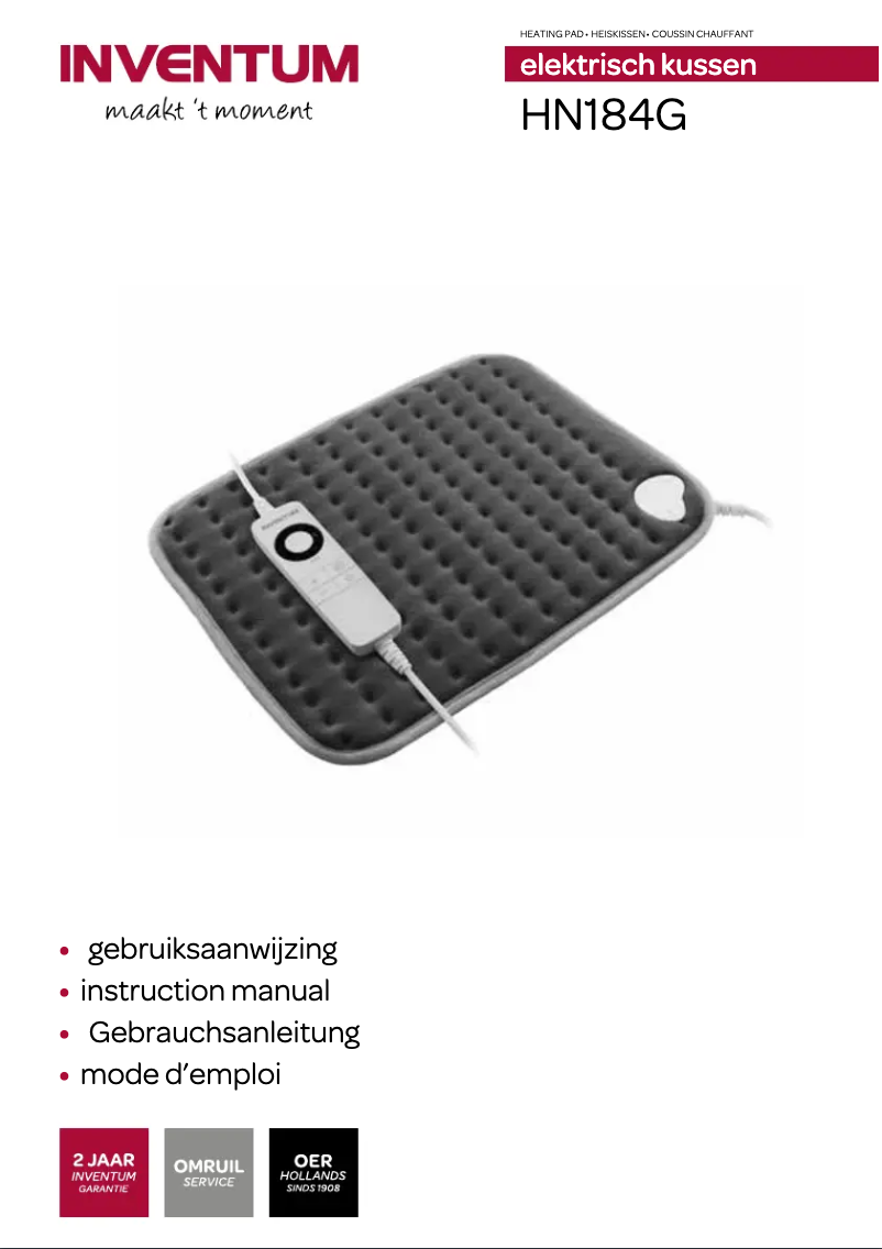 Page 1 de la notice Manuel utilisateur Inventum HNK184G