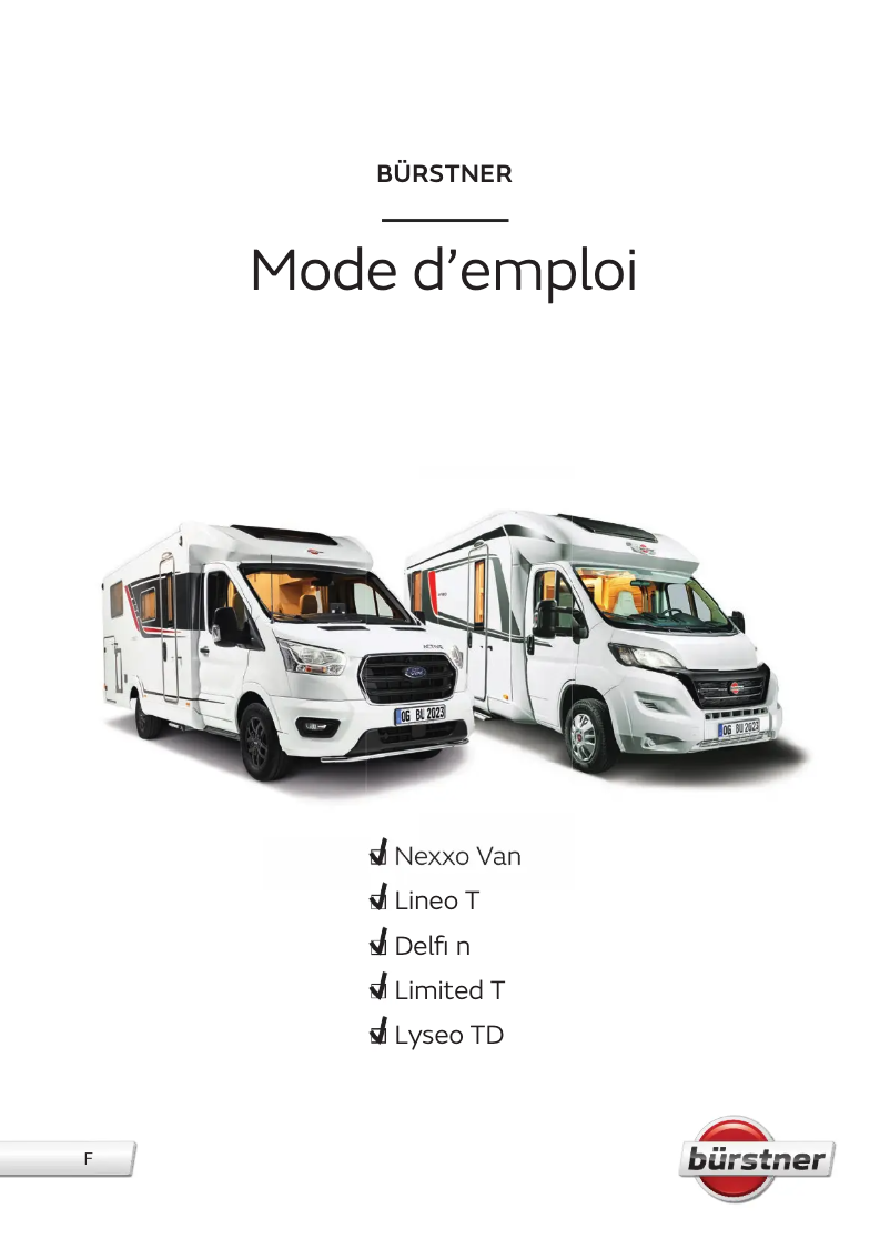 Image de la première page du manuel de l'appareil Lineo T (2023)