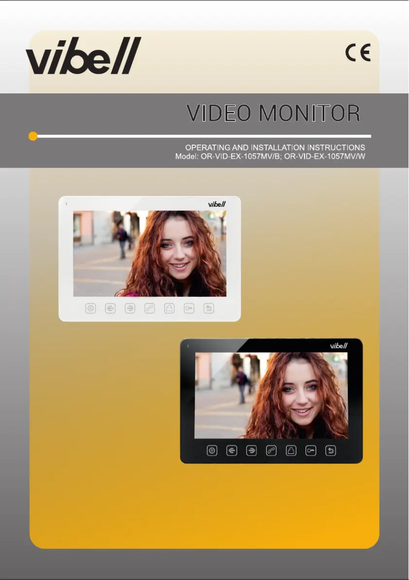 Page 1 de la notice Manuel utilisateur Vibell OR-VID-EX-1057
