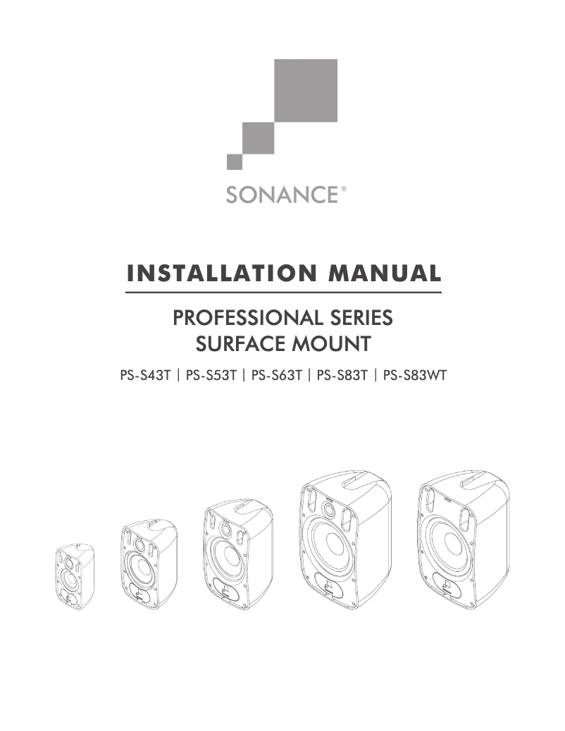 Image de la première page du manuel de l'appareil Professional PS-S83T