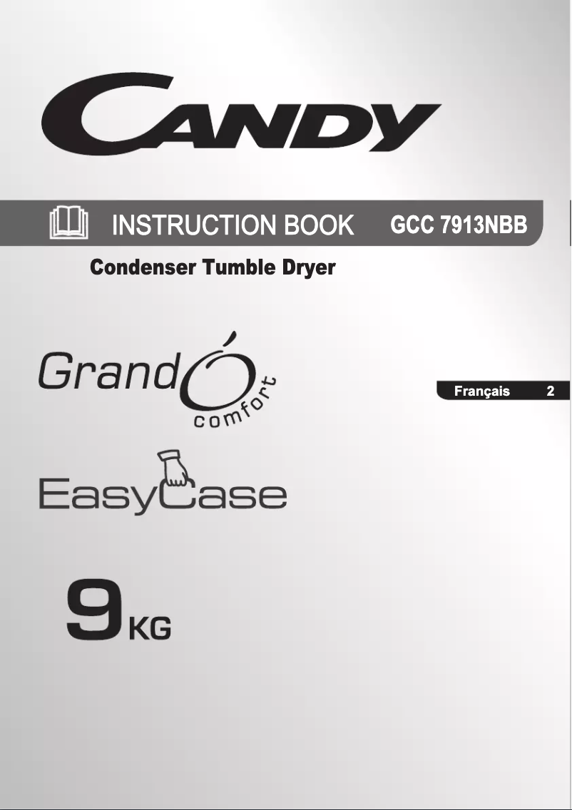 Page n°1 - Manuel utilisateur Candy GCC 7913NBB-47