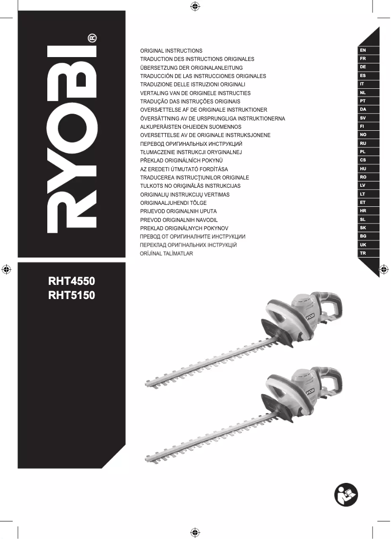 Image de la première page du manuel de l'appareil RHT4550HS